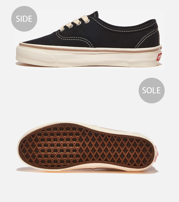 VANS バンズ スニーカー AUTHENTIC REISSUE 44 BLACK MARSHMALLOW VN000CT71KP オーセンティック  リイシュー 44 ブラック マシュマロ メンズ レディース