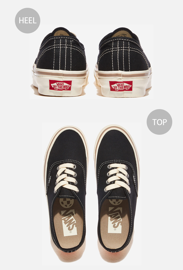 VANS バンズ スニーカー AUTHENTIC REISSUE 44 BLACK MARSHMALLOW VN000CT71KP オーセンティック  リイシュー 44 ブラック マシュマロ メンズ レディース