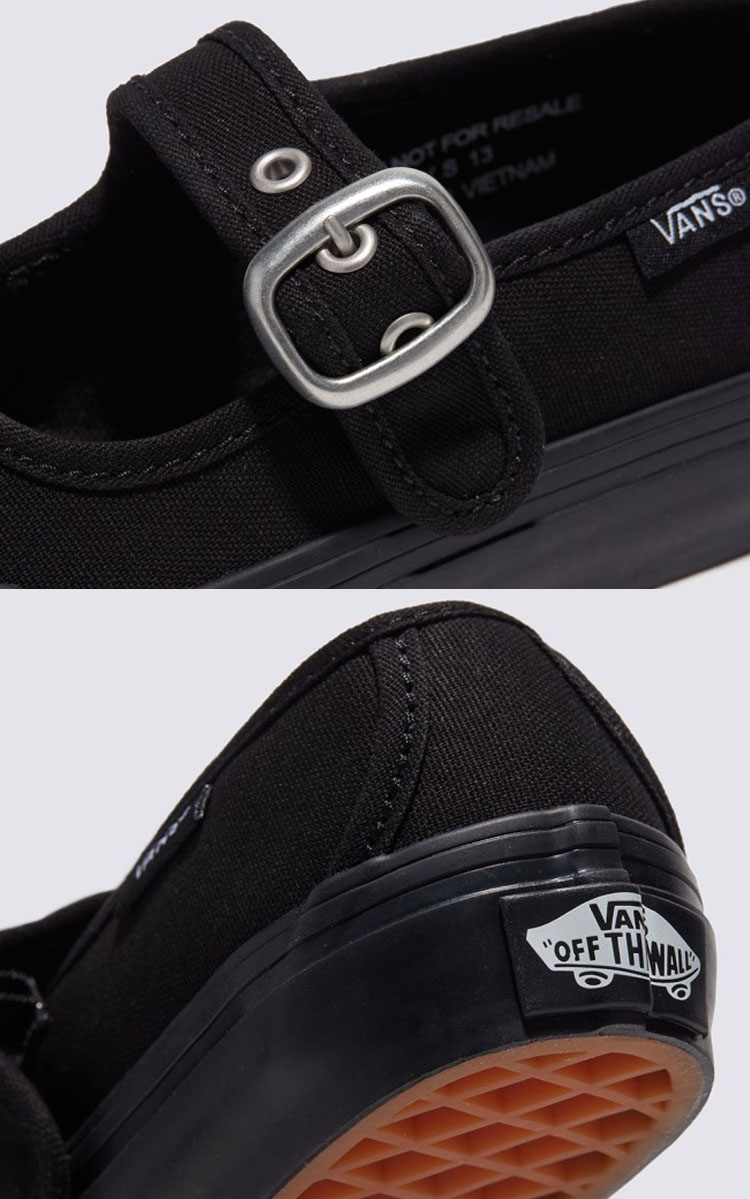 VANS バンズ キッズ スリッポン メリージェーン MARY JANE BLACK