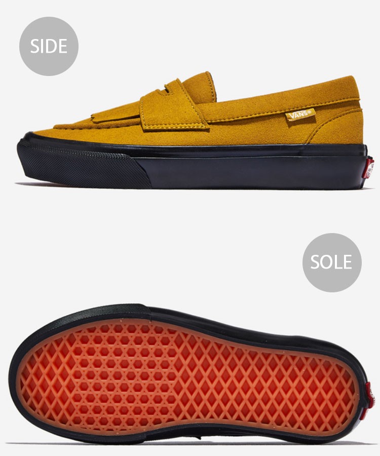 VANS バンズ スニーカー FUDGE LOAFER MUSTARD V196CF FDG