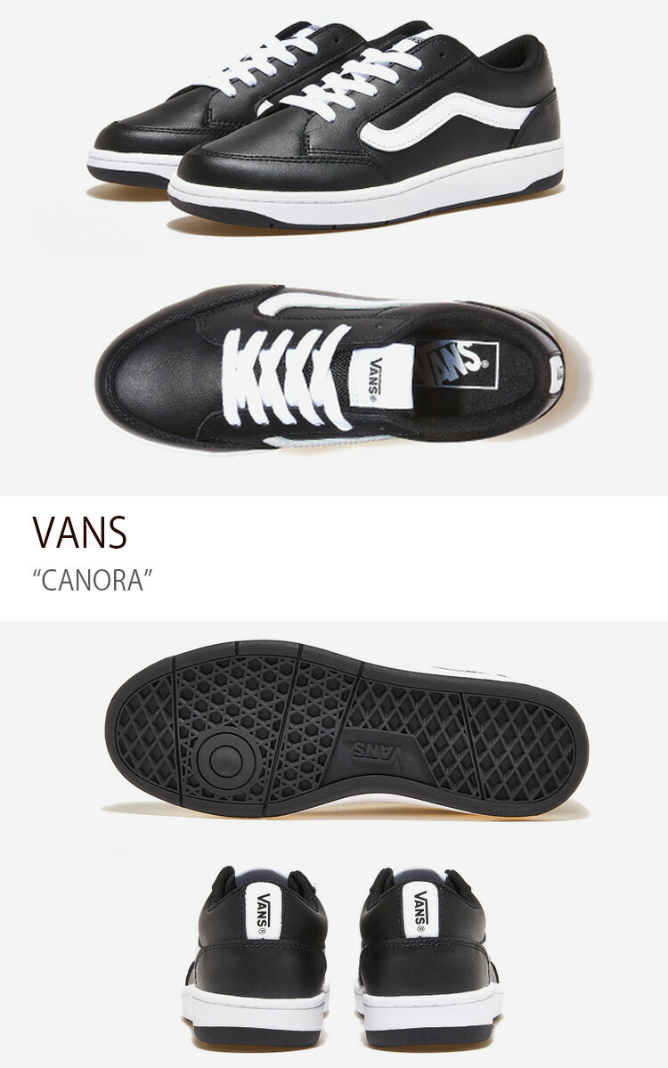 VANS バンズ スニーカー CANORA BLACK WHITE V2940 LE BLACK/WHITE