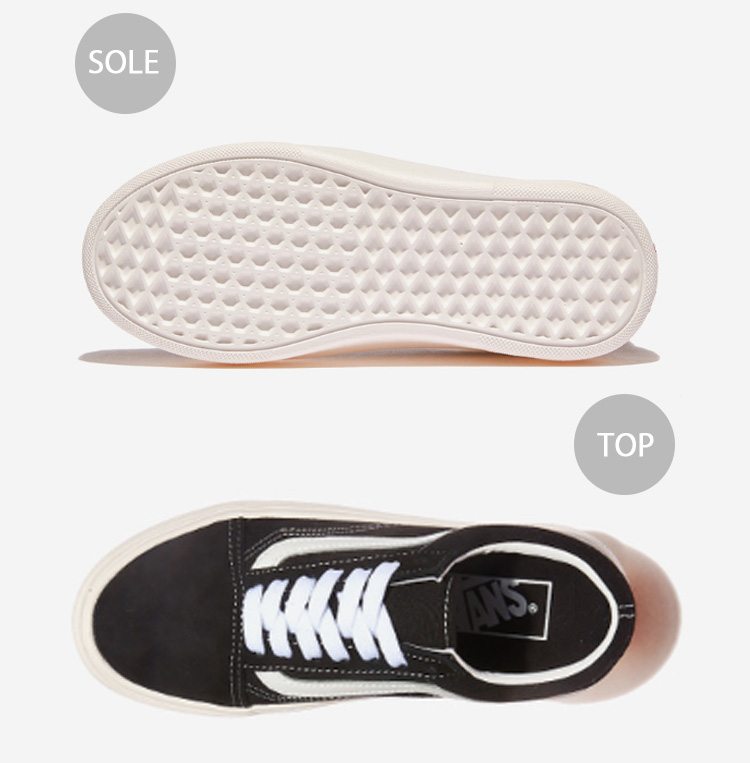 VANS★OLD SKOOL HOVER★厚底★兼用★BLACK/WHITE VANS ヴァンズ OLD SKOOL HOVER オールドスクール ホバー V36