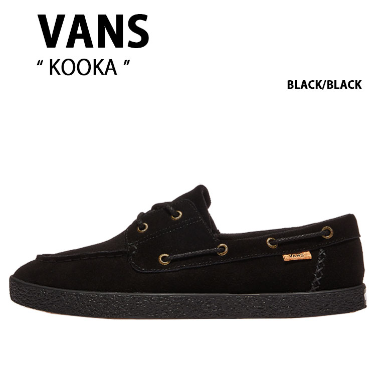VANS バンズ スニーカー KOOKA BLACK V3730 クーカ ブラック 男性用 vn-v3730blk-01.jpg