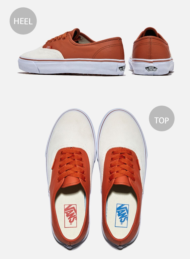VANS バンズ スニーカー AUTHENTIC WHITE ORANGE V44CF BBS