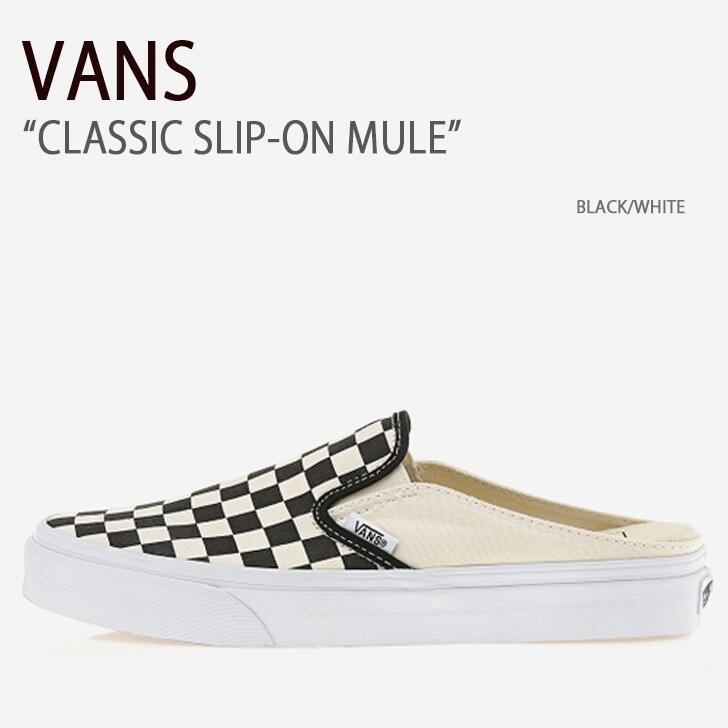 VANS★CLASSIC SLIP ON MULE★ミュール★チェッカーボード VANS☆CLASSIC SLIP ON MULE☆ミュール☆チェッカーボード (VANS