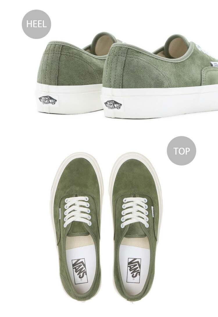 VANS バンズ スニーカー AUTHENTIC 44 DX PIG SUEDE LODEN GREEN