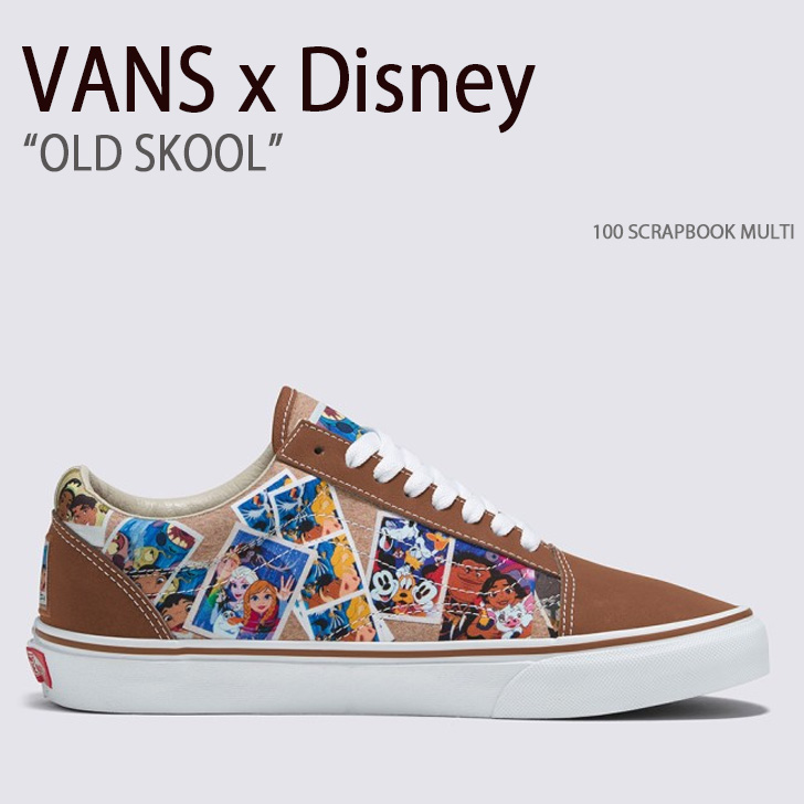 VANS バンズ スニーカー OLD SKOOL DISNEY 100 SCRAPBOOK 