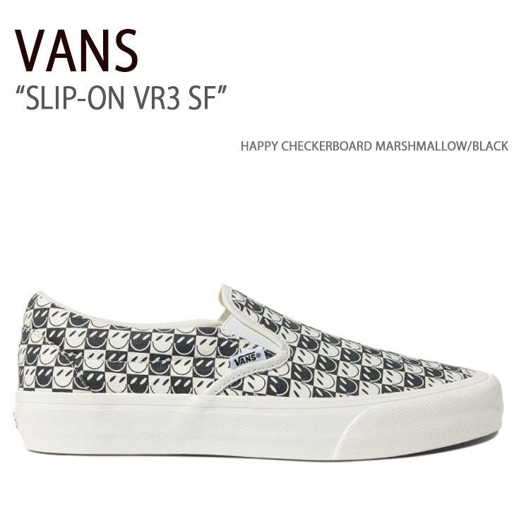 VANS バンズ スニーカー SLIP-ON VR3 SF HAPPY CHECKERBOARD
