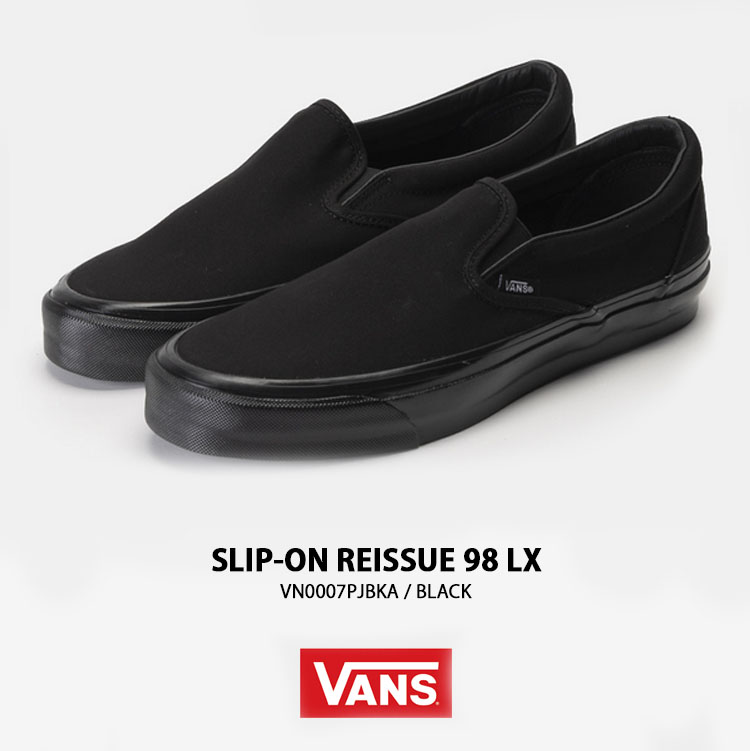 VANS（ヴァンズ） バンズ スニーカー SLIP-ON REISSUE 98 LX BLACK