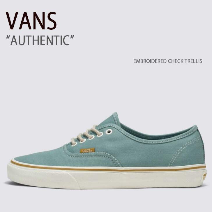 VANS バンズ スニーカー AUTHENTIC EMBROIDERED CHECK TRELLIS