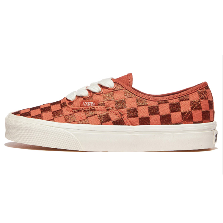 VANS バンズ スニーカー AUTHENTIC EMBROIDERED CHECKER ORANGE VN0009PVORA オーセンティック  エンブロイダリーチェッカー オレンジ メンズ レディース