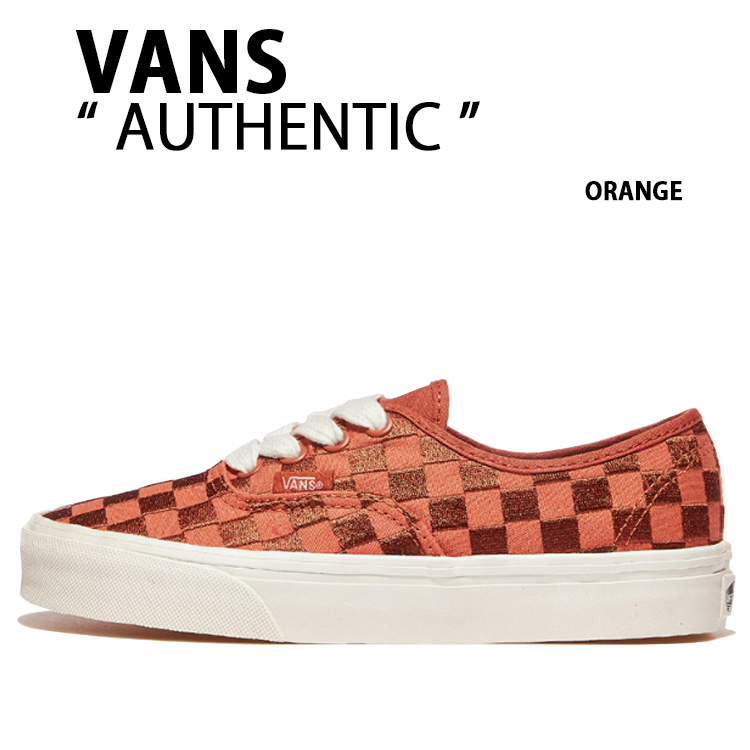 VANS バンズ スニーカー AUTHENTIC EMBROIDERED CHECKER ORANGE VN0009PVORA オーセンティック  エンブロイダリーチェッカー オレンジ メンズ レディース : vn-vn0009pvora : セレクトショップ a-clo - 通販 -  Yahoo!ショッピング