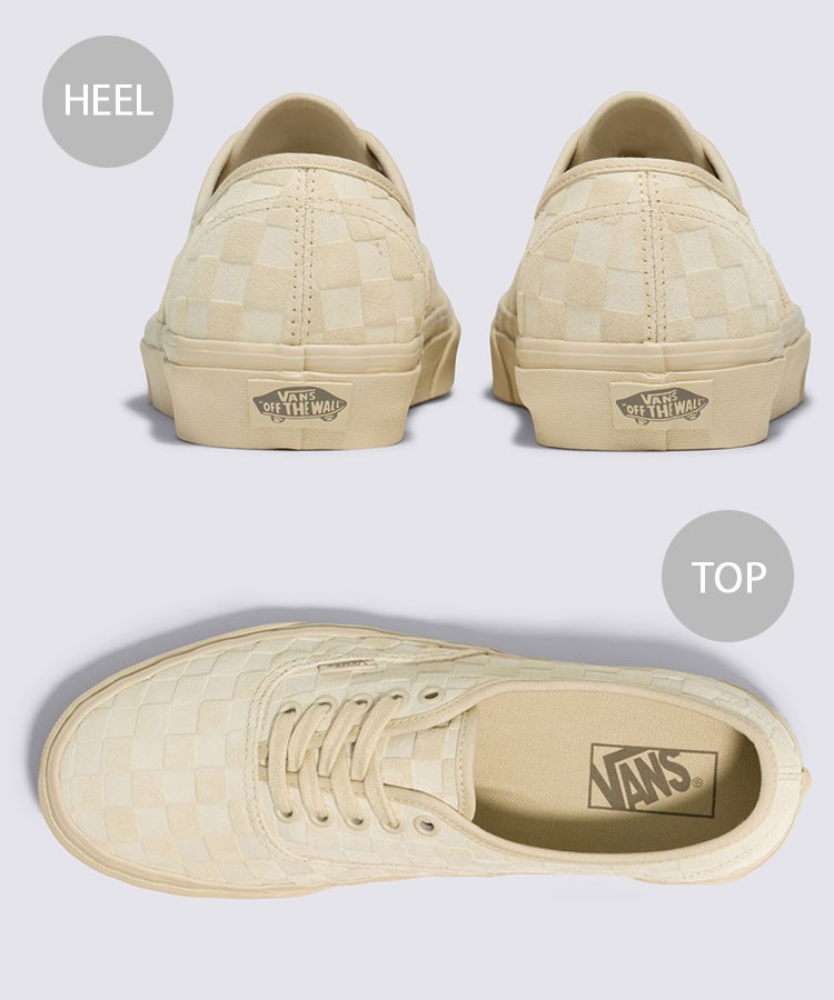 VANS バンズ スニーカー AUTHENTIC MONO CHECKERBOARD TAN
