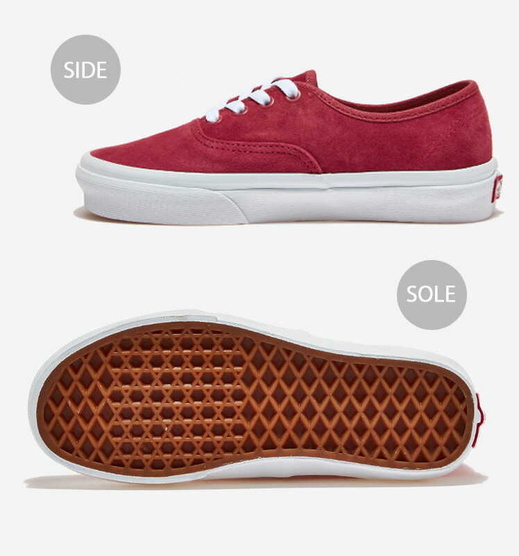 VANS★CLASSIC SLIP ON★PIG SUEDE★兼用★HOLLY BERRY VANS☆CLASSIC SLIP ON☆PIG SUEDE☆兼用☆HOLLY BERRY (VANS