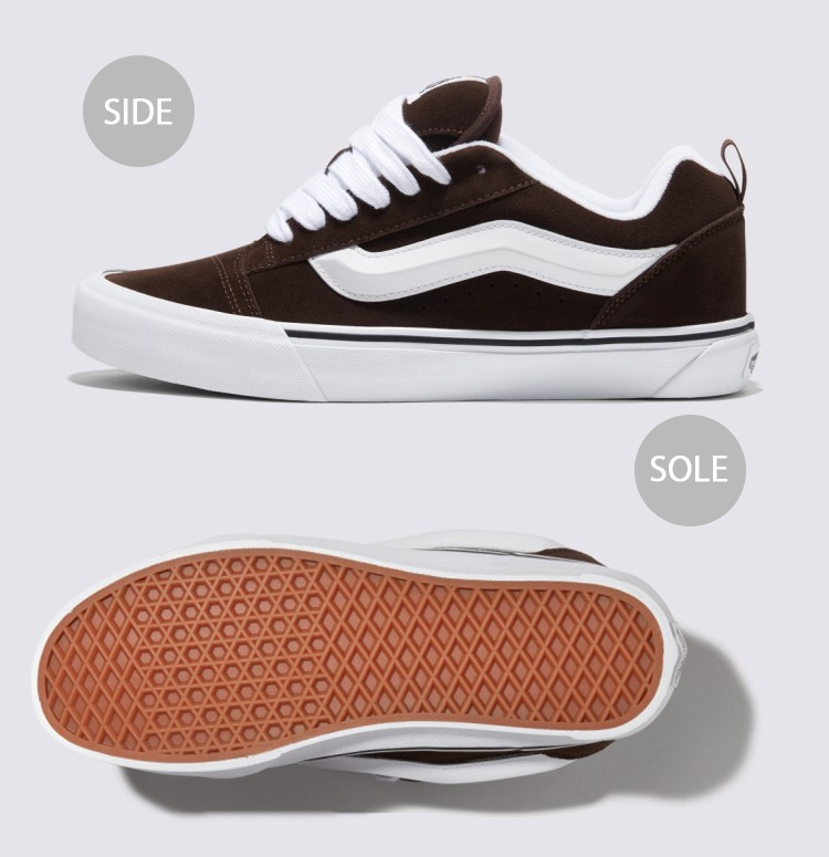 [VANS] ニュースクール NEW SKOOL メガチェック ブラウン 楽天市場】ヴァンズ ニュースクール ブラウン VANS KNU SKOOL