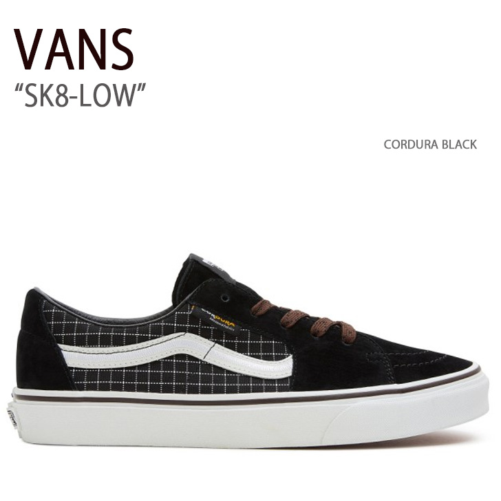 VANS バンズ スニーカー SK8-LOW CORDURA BLACK VN0009QRBLA スケート