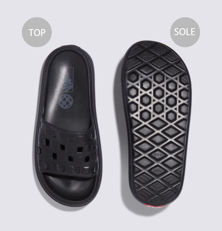 VANS（ヴァンズ） バンズ サンダル SLIDE-ON VR3 BLACK VN000BCBBM8