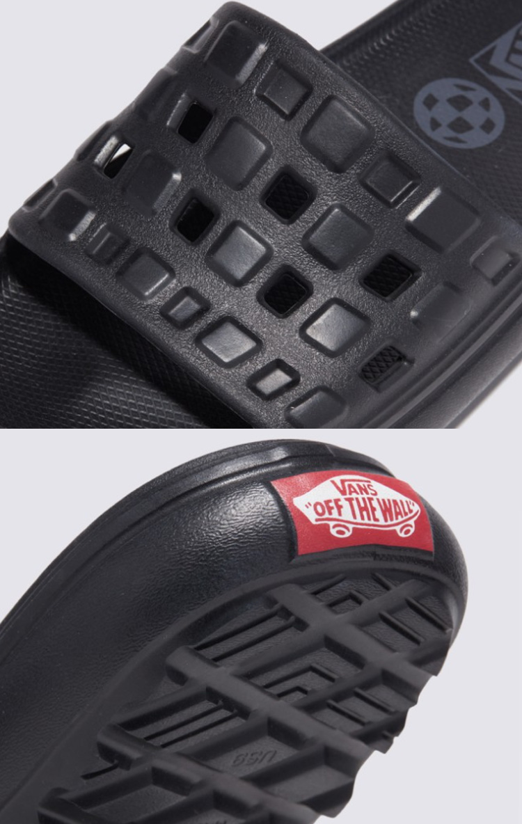 VANS（ヴァンズ） バンズ サンダル SLIDE-ON VR3 BLACK VN000BCBBM8