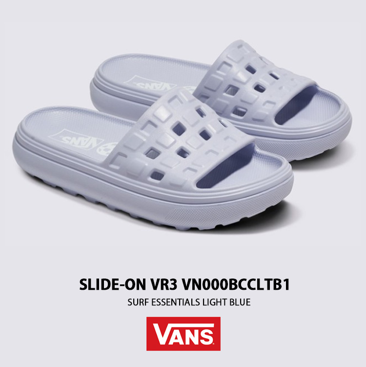 [VANS] サンダル Slide-On VR3Cush ライトブルー VANS] サンダル Slide-On VR3Cush ライトブルー (VANS/サンダル