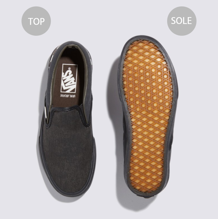 VANS バンズ スニーカー SLIP-ON Vainl Archive SHADOW BLACK
