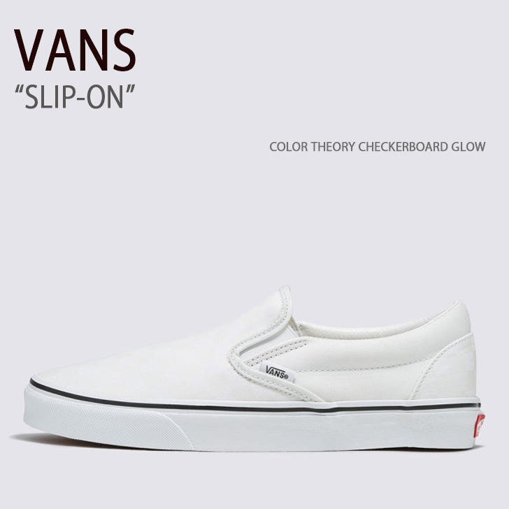 VANS バンズ スニーカー SLIP-ON COLOR THEORY CHECKERBOARD GLOW