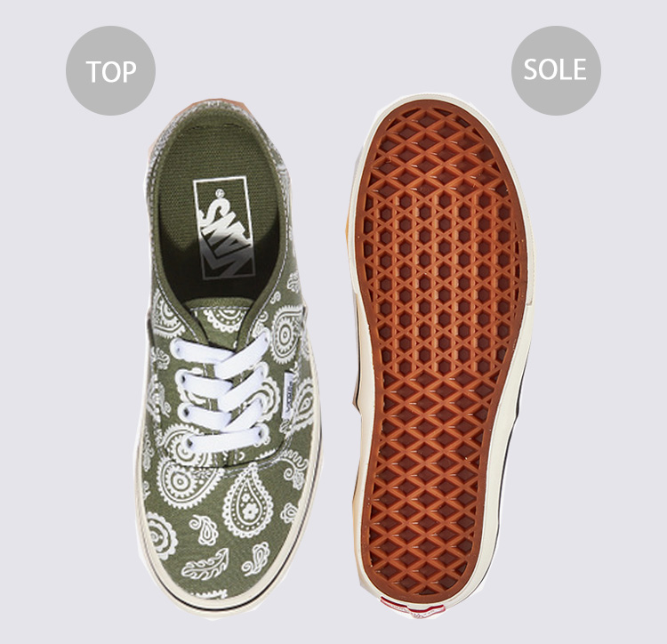VANS バンズ スニーカー AUTHENTIC PRIMAVERA PAISLEY OLIVE