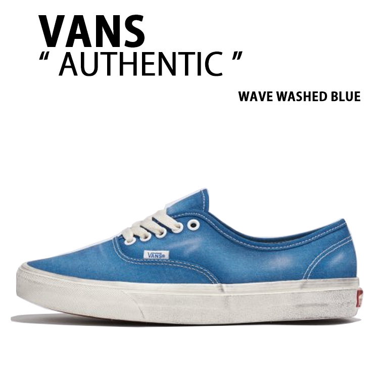 VANS バンズ スニーカー AUTHENTIC WAVE WASHED BLUE