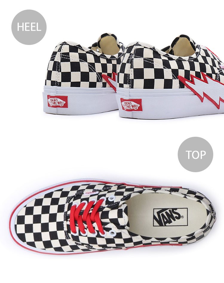 VANS バンズ スニーカー AUTHENTIC BOLT CHECKERBOARD VN000BWCCKK オーセンティック ボルト チェッカーボード  ホワイト ブラック レッド メンズ レディース : vn-vn000bwcckk : セレクトショップ a-clo - 通販 -  Yahoo!ショッピング