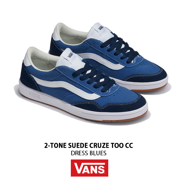 VANS バンズ スニーカー 2-TONE SUEDE CRUZE TOO CC DRESS BLUES NAVY VN000CMTLKZ 2トーン  スエード クルーズ トゥー CC ドレス ブルー ネイビー メンズ : vn-vn000cmtlkz : セレクトショップ a-clo - 通販 -  Yahoo!ショッピング