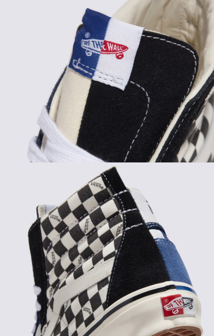 VANS バンズ スニーカー SUEDE CLASH THE WALL LX CANVAS BLACK