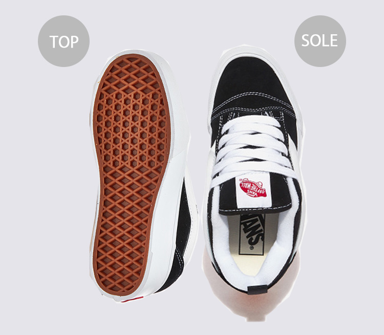 VANS（ヴァンズ） バンズ スニーカー KNU STACK BLACK TRUE WHITE