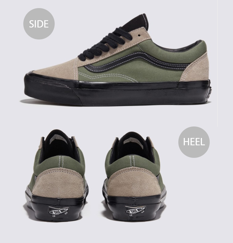 VANS バンズ スニーカー OLD SKOOL 36LX ALUMINIUM OLIVE