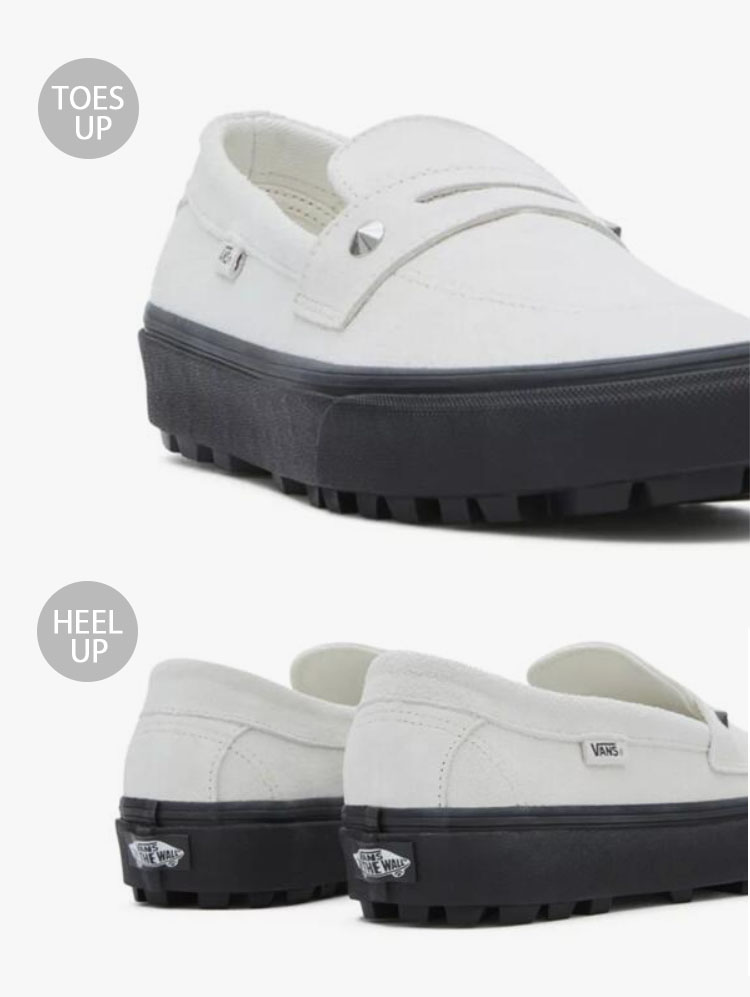 VANS バンズ ローファー STYLE 53 LOAFERS WHITE VN000CQPYB2