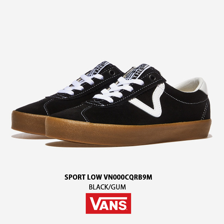 VANS（ヴァンズ） バンズ スニーカーSPORT LOW BLACK GUM VN000CQRB9M
