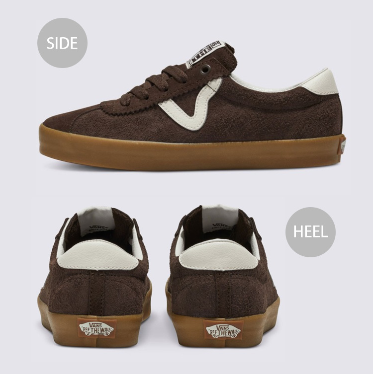VANS SPORT LOW バンズ CHOCOLATE BROWN スニーカー VANS☆SPORT LOW☆兼用☆BAMBINO CHOCOLATE BROWN (VANS