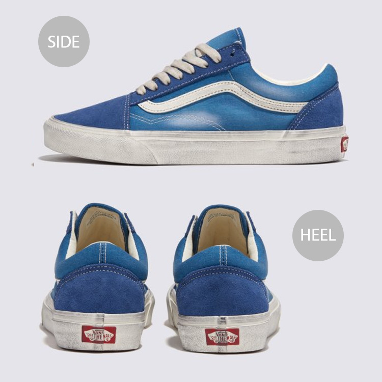 [VANS] スニーカー オールドスクール ウェーブウォッシュ ブルー VANS バンズ スニーカー OLDSKOOL WAVE WASHED BLUE VN000CR5CJE