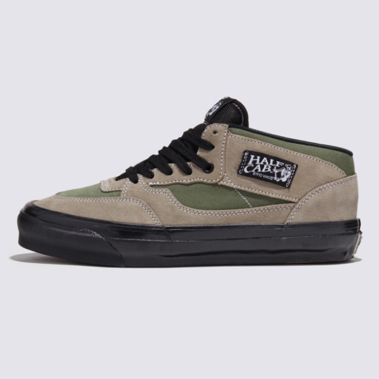 VANS バンズ スニーカー HALF CAB REISSUE 33 LX ALUMINIUM OLIVE VN000CR7CL3 ハーフキャブ リイシュー 33LX アルミニウム オリーブ メンズ レディース｜snkrs-aclo｜02