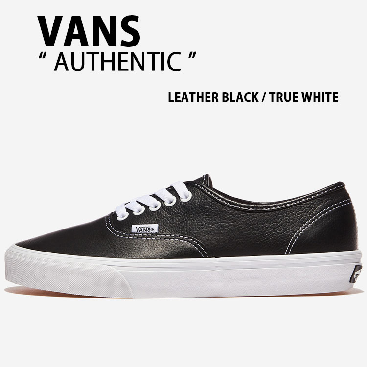 ☆VANS☆ Authentic Leather Black True White VN000CRTBPA1 VANS Authentic men's sneakers VN000CRTBPA leather black | eBay