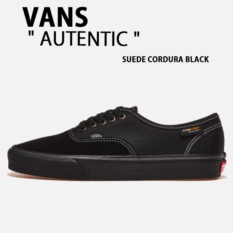 VANS バンズ スニーカー AUTHENTIC SUEDE CORDURA BLACK