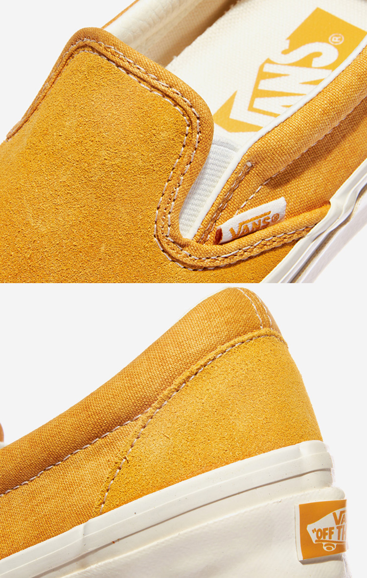 VANS バンズ スニーカー SLIP-ON REISSUE 98 SALT WASH GOLD