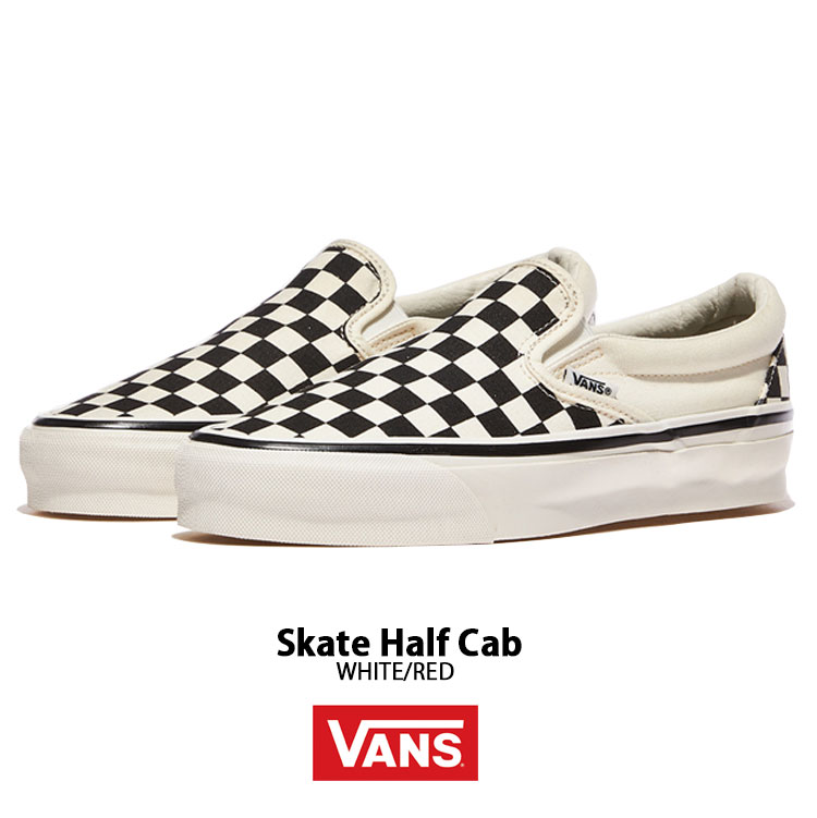 VANS バンズ スニーカー SLIP-ON REISSUE 98 CHECKERBOARD