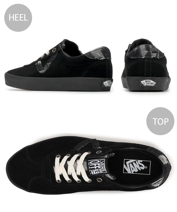 VANS（ヴァンズ） バンズ スニーカー SPORT LOW DENIM DESTROY BLACK