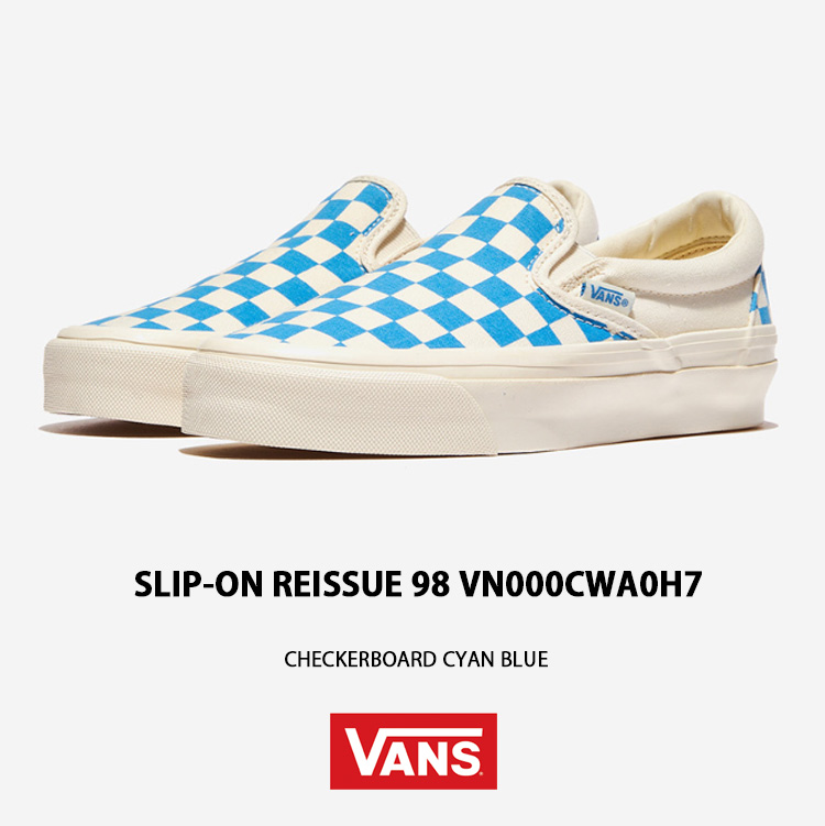 VANS（ヴァンズ） バンズ スニーカー SLIP-ON REISSUE 98 CHECKERBOARD