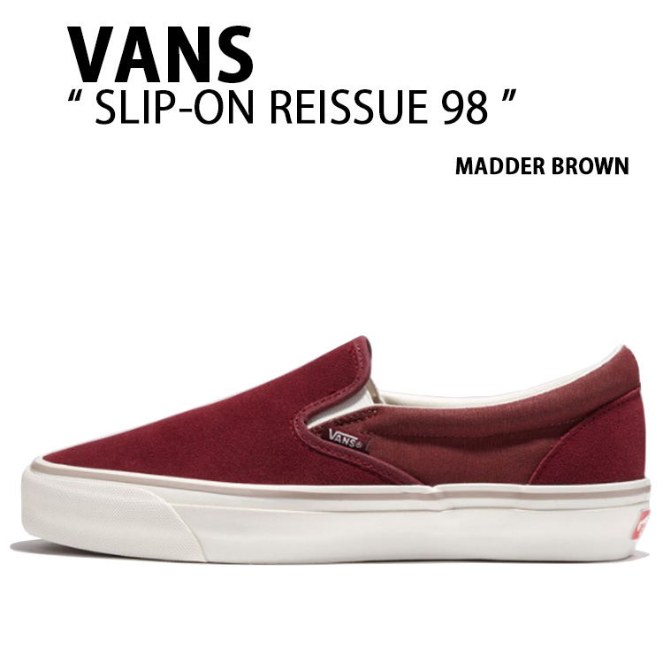 VANS SLIP ON REISSUE 98 SALT WASH MADDER BROWN VN000CWAMDB vn vn000cwamdb a clo Yahoo