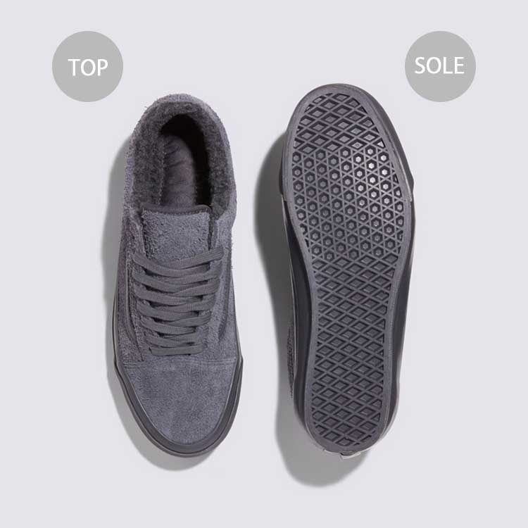 VANS バンズ スニーカー MTE OLD SKOOL SUEDE SHERPA ASPHALT