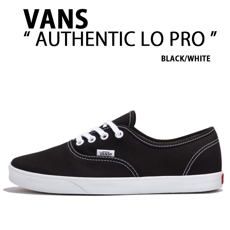 [VANS] スニーカー オーセンティック AUTHENTIC LOWPRO ブラック VANS Authentic Lowpro BLACK バンズ オーセンティック ロープロ