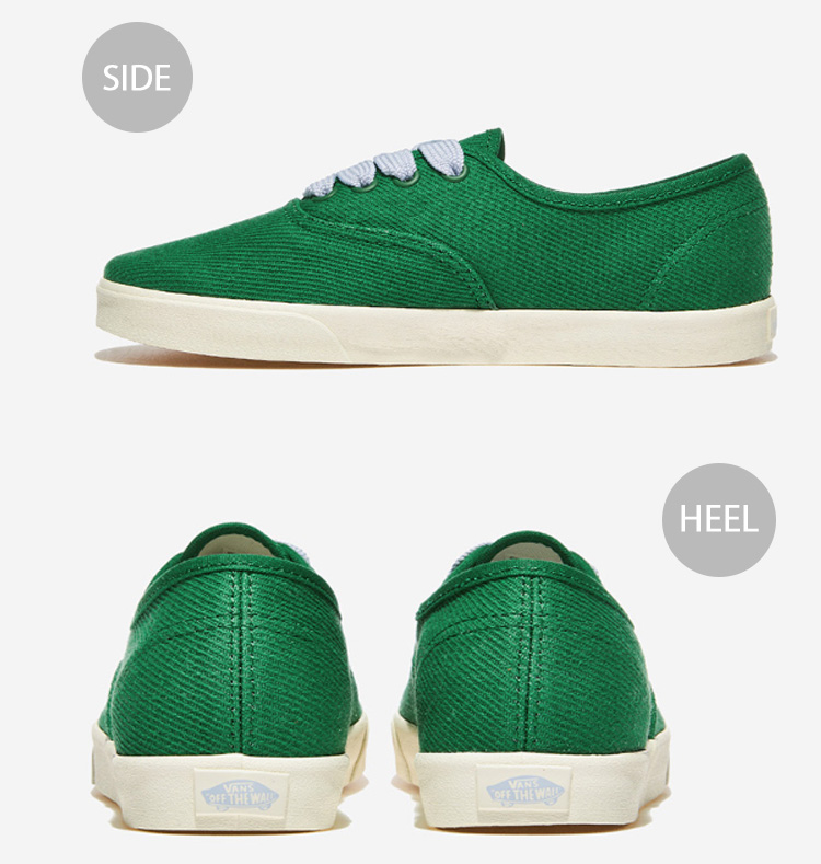 VANS バンズ スニーカー AUTHENTIC LOWPRO DENIM VERDANT GREEN