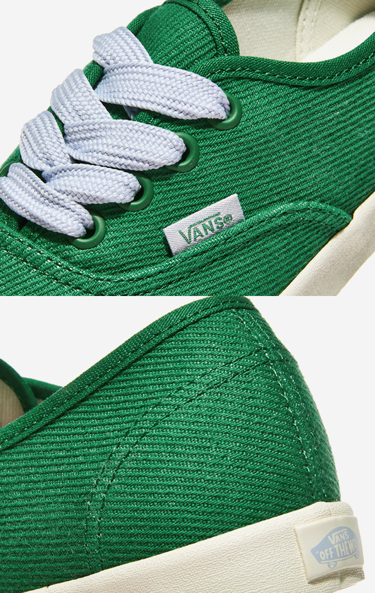 VANS バンズ スニーカー AUTHENTIC LOWPRO DENIM VERDANT GREEN