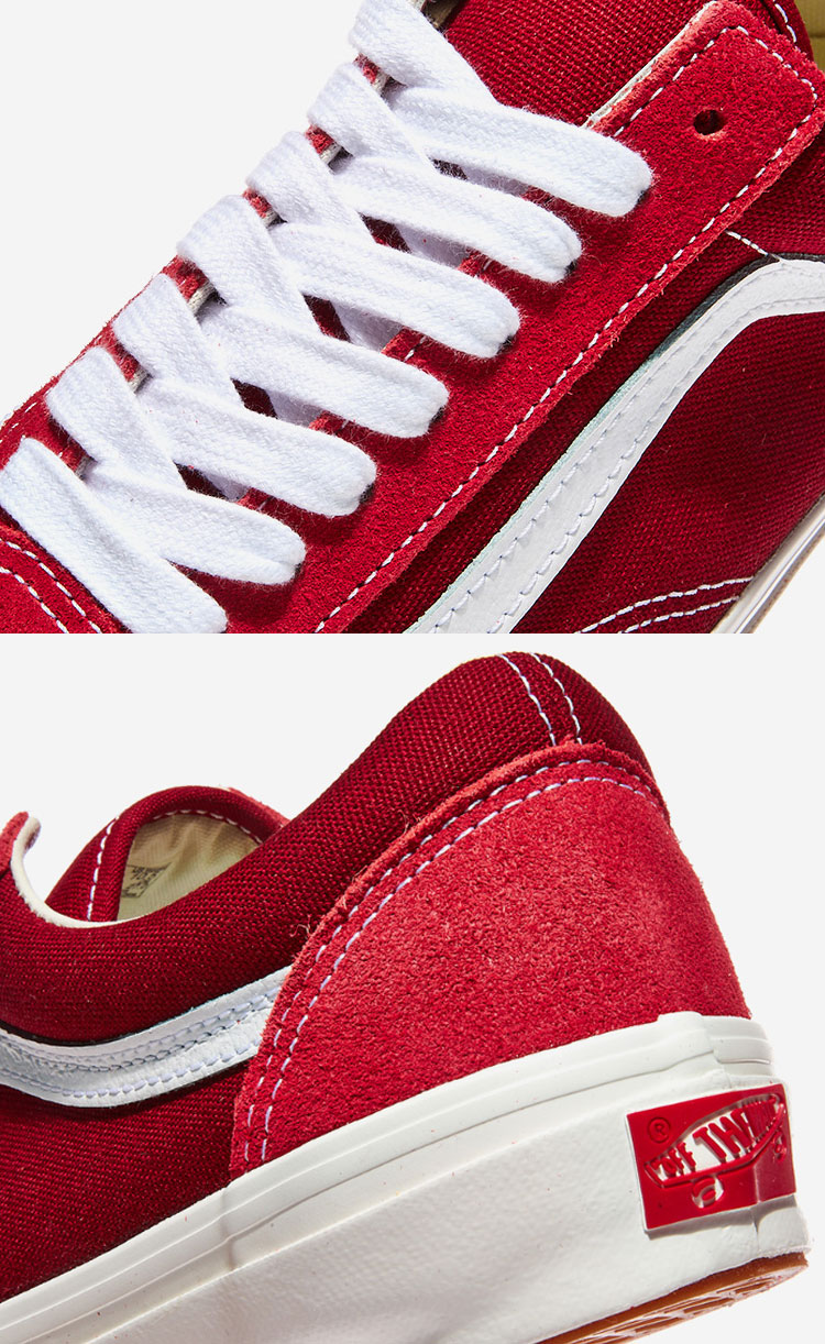VANS バンズ スニーカー OLD SKOOL LX SUEDE RED VN000D569IJ
