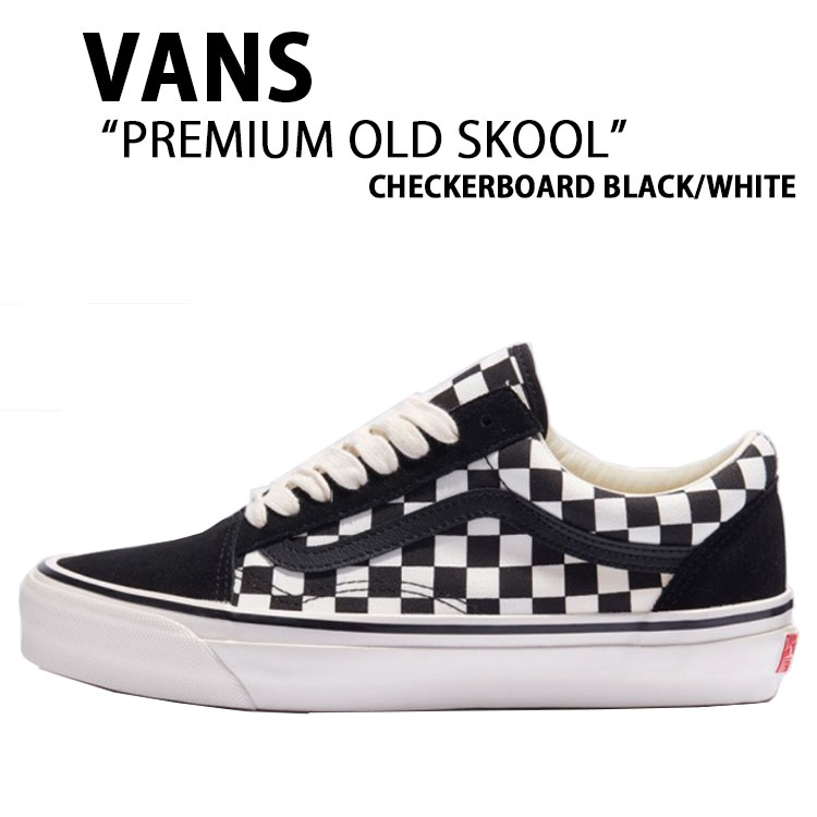 VANS バンズ スニーカー PREMIUM OLD SKOOL CHECKERBOARD BLACK VANS バンズ スニーカー PREMIUM OLD SKOOL CHECKERBOARD BLACK